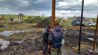 Заказать монтаж винтовых свай в Рассказово - цена под ключ с доставкой от 1829 шт